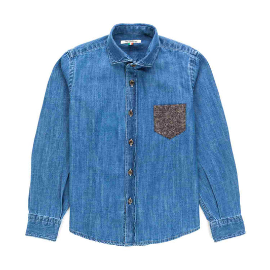 Light Blue/Marrone Multi