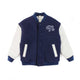 Bomber Bicolore con Patch in lana cotta - Castello