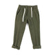 Pantalone con Coulisse in Misto Lana - Nero
