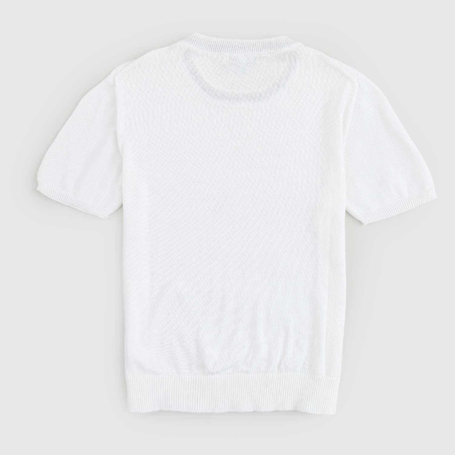 Base Bianco/Collo Rosso E Blu
